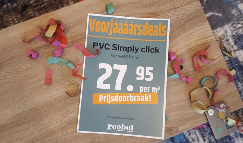 rooboldeal pvc simply click