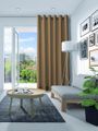 Gordijn Elegance velours marron