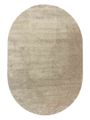 Vloerkleed Softness ovaal uni grey/beige