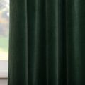 Gordijn Superior velours biljartgroen