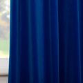Gordijn Superior velours kobalt