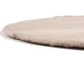 Vloerkleed Plush rond beige