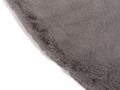 Vloerkleed Plush rond grijs