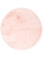 Vloerkleed Plush rond roze
