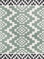 Vloerkleed Alaska groen aztec