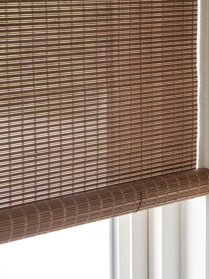 Geweven hout | curry 40807