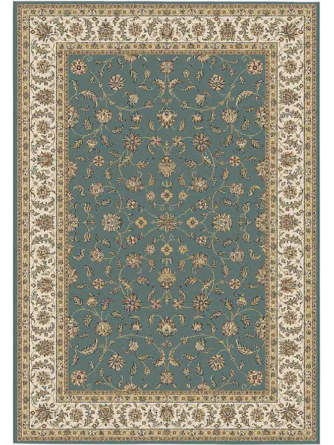 Vloerkleed Kirman petrol