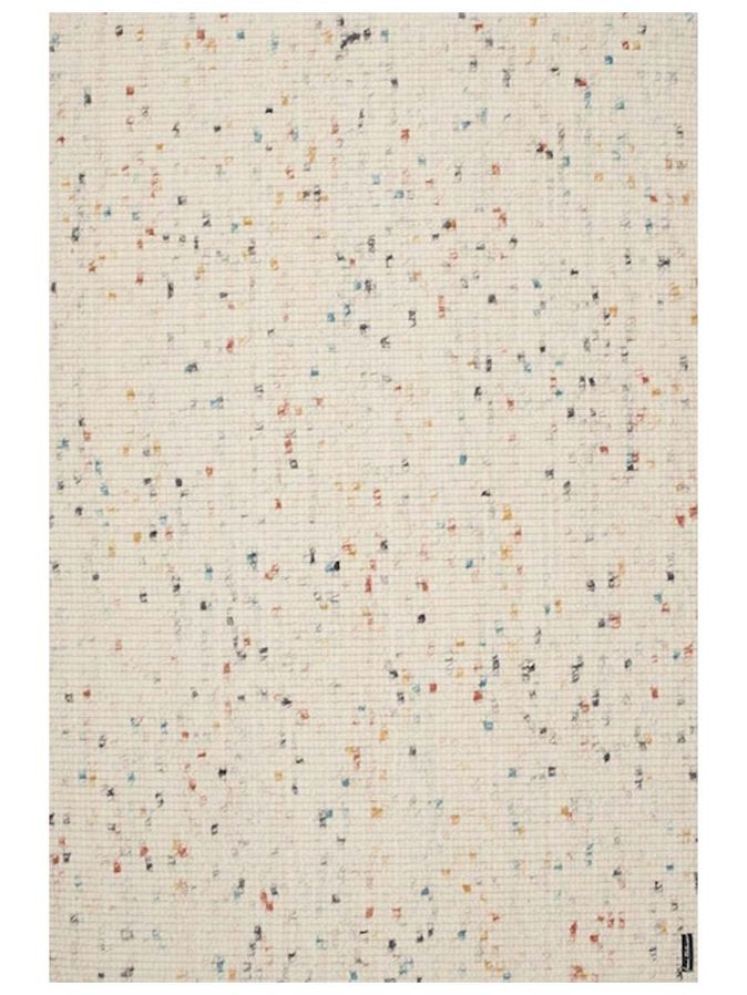 Vloerkleed Beach life |  Wit multi