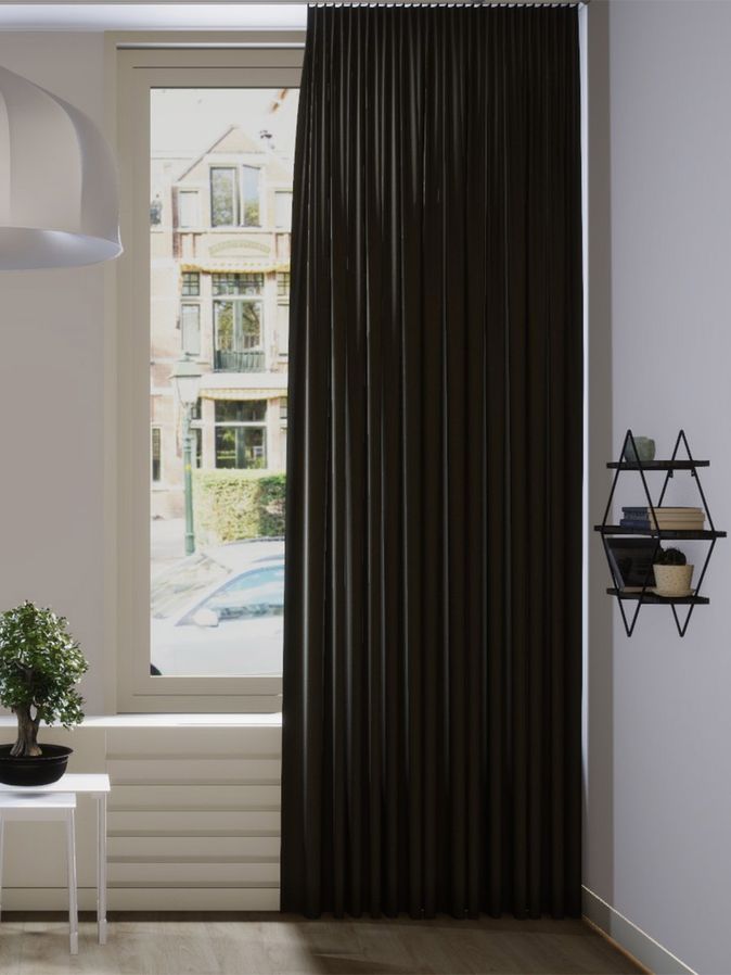 Gordijn Celeb velours army