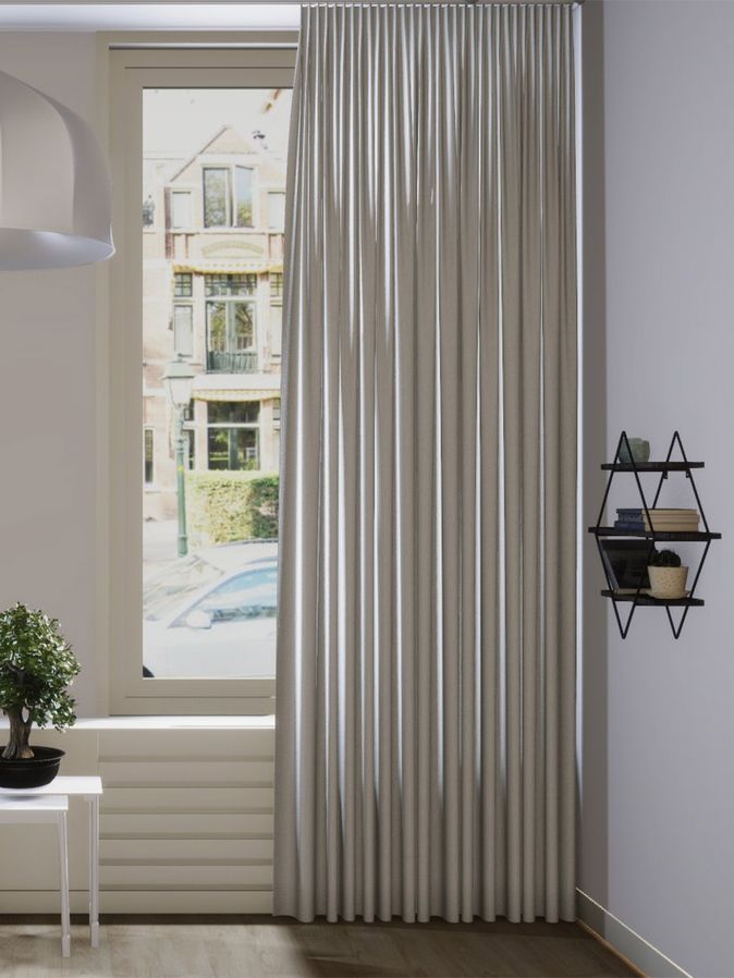 Gordijn Celeb velours bone