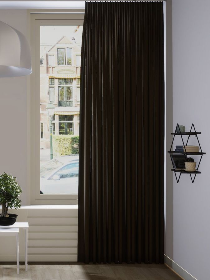 Gordijn Celeb velours moss