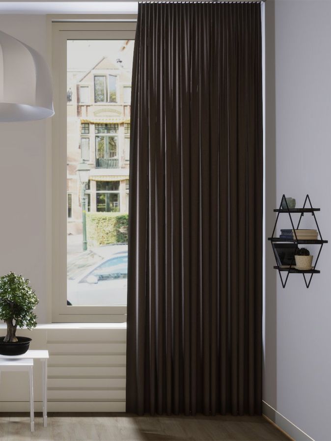 Gordijn Celeb velours naturel