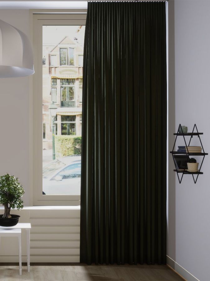 Gordijn Celeb velours pistache