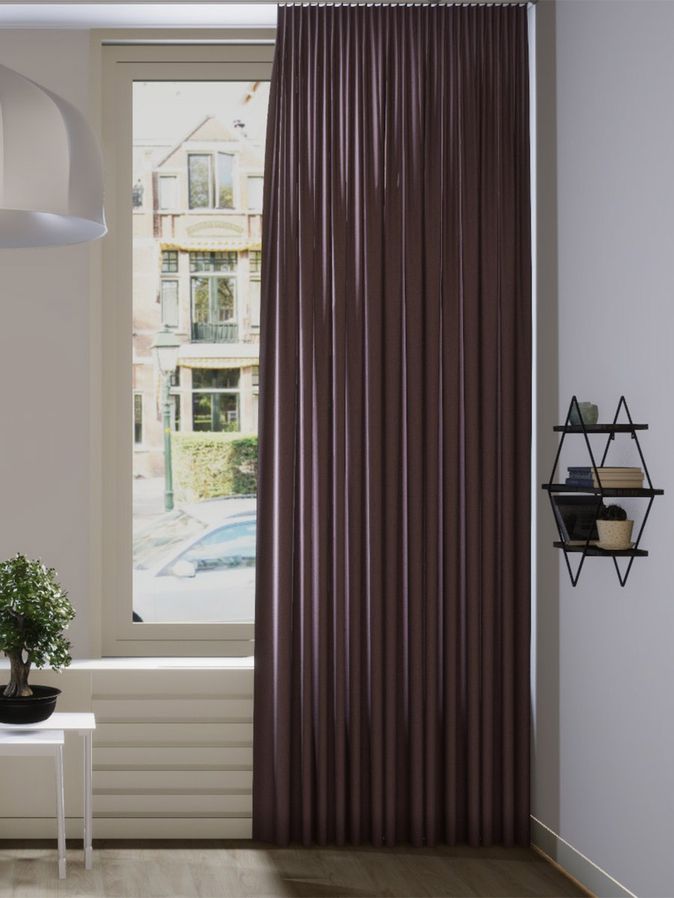 Gordijn Celeb velours violet