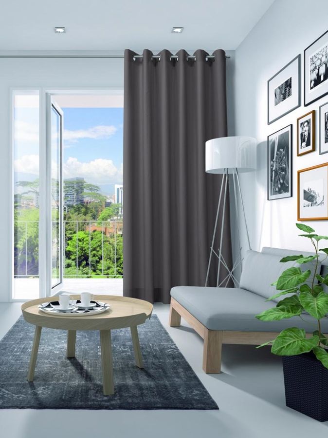 Gordijn Cesar dim out antraciet