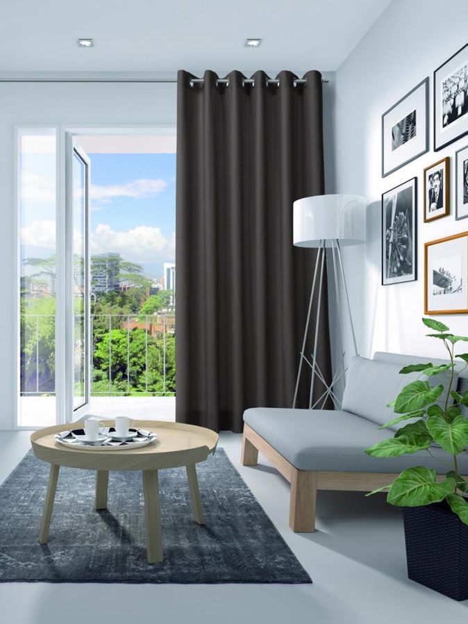 Gordijn Cesar dim out zwart