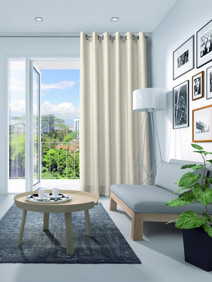 Gordijn Elegance velours crème