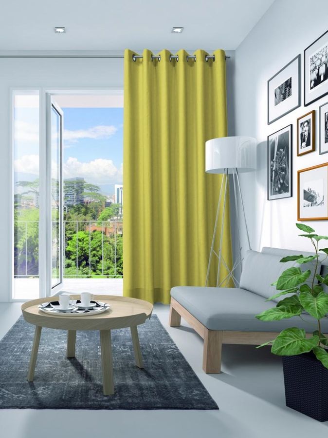 Gordijn Elegance velours kiwi