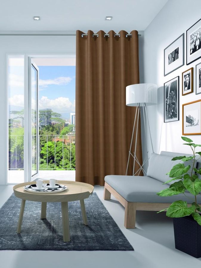 Gordijn Elegance velours nerts