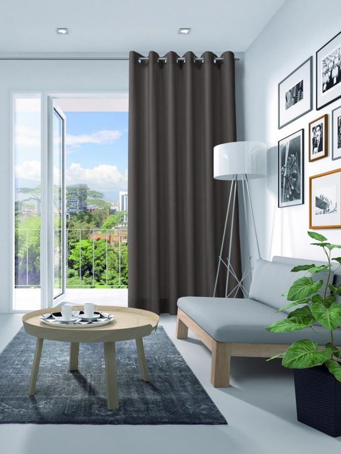 Gordijn Elegance velours onweer