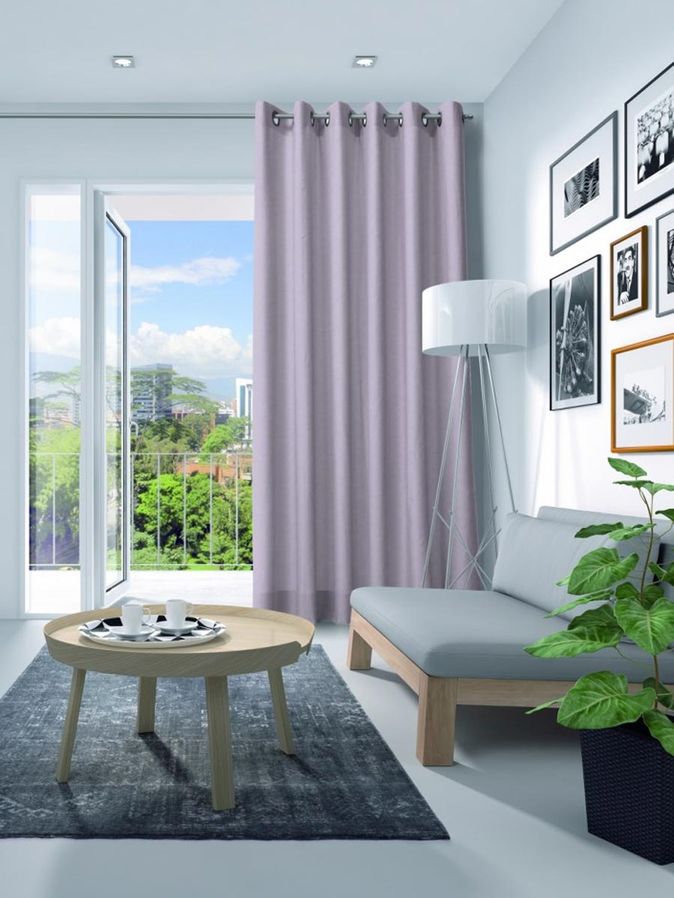 Gordijn Elegance velours parelmoer