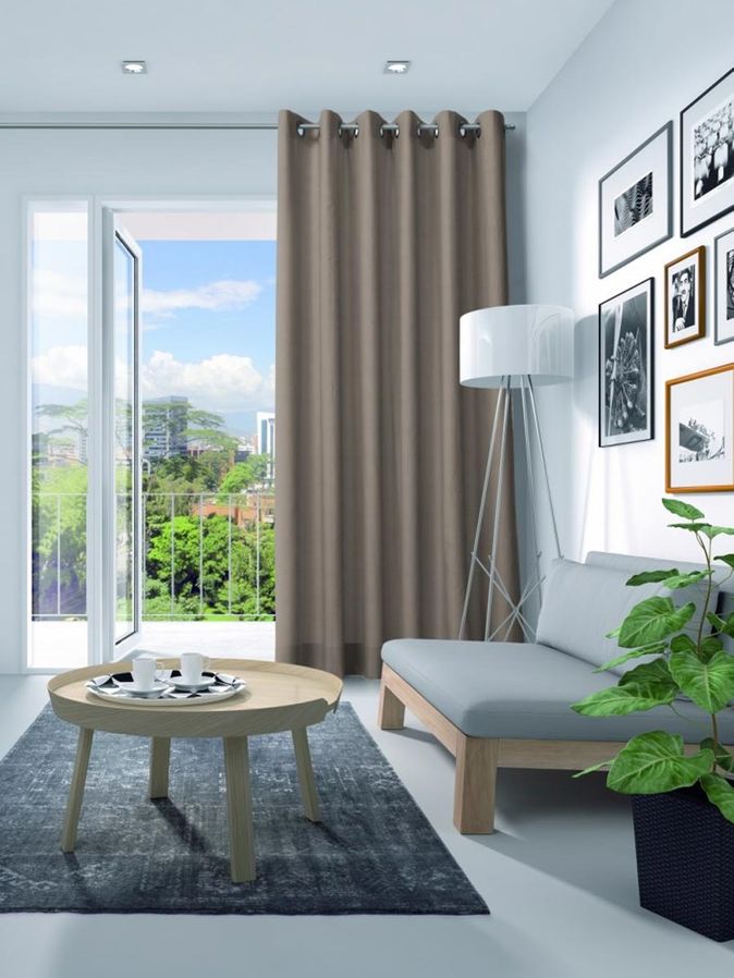 Gordijn Elegance velours vlas