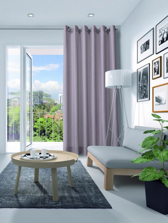 Gordijn Elegance velours zilver