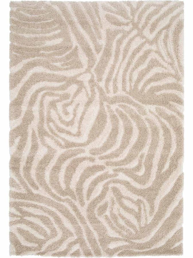 Vloerkleed Embrace | Creme beige swirl