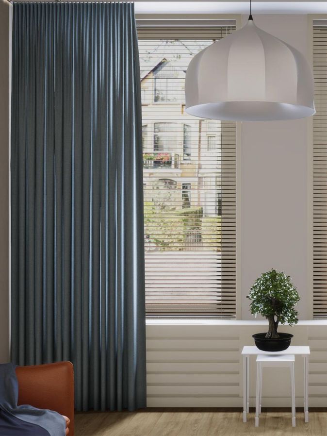 Gordijn Enjoy hemelsblauw