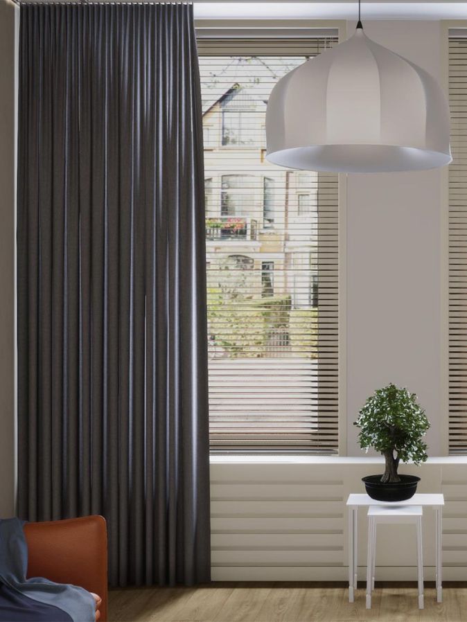 Gordijn Enjoy metaal