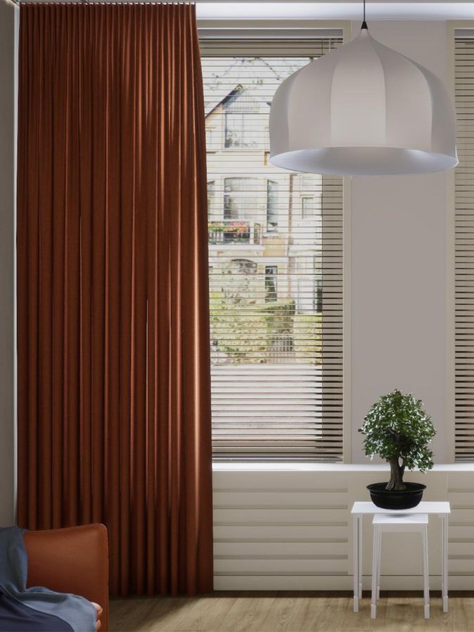 Gordijn Enjoy oranje