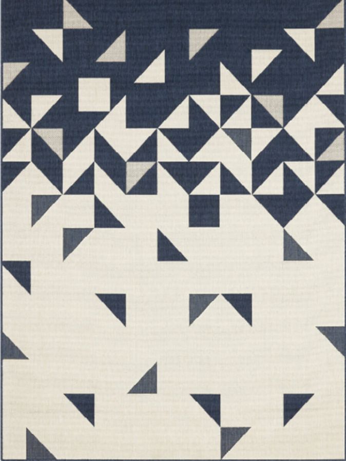 Buitenkleed Fenix blauw