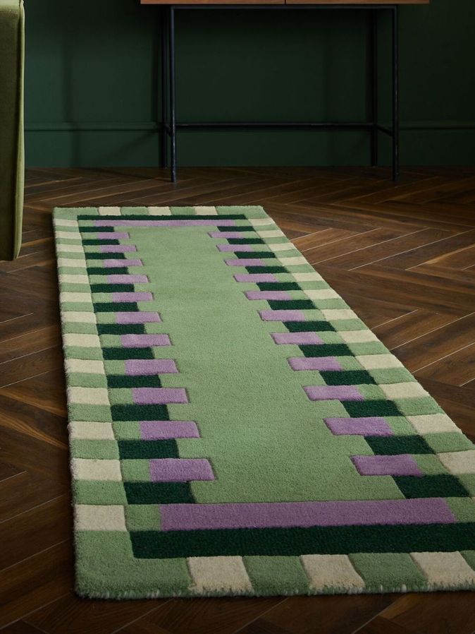 Loper Kai Wool | Green/purple