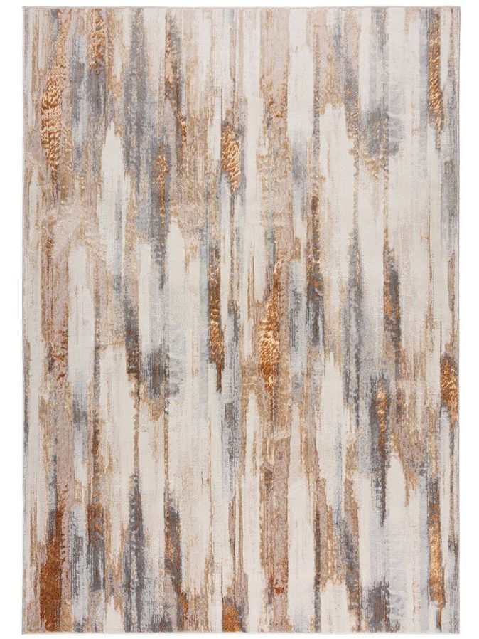 Vloerkleed Galore creme/goud