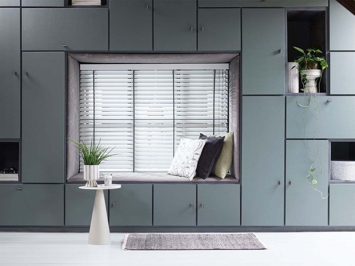 Houten jaloezie bece | 16305 White Bamboo