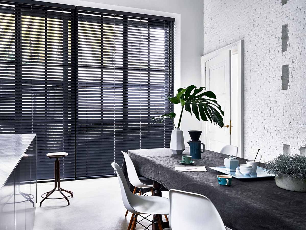 Houten jaloezie bece | 16786 Deep Black
