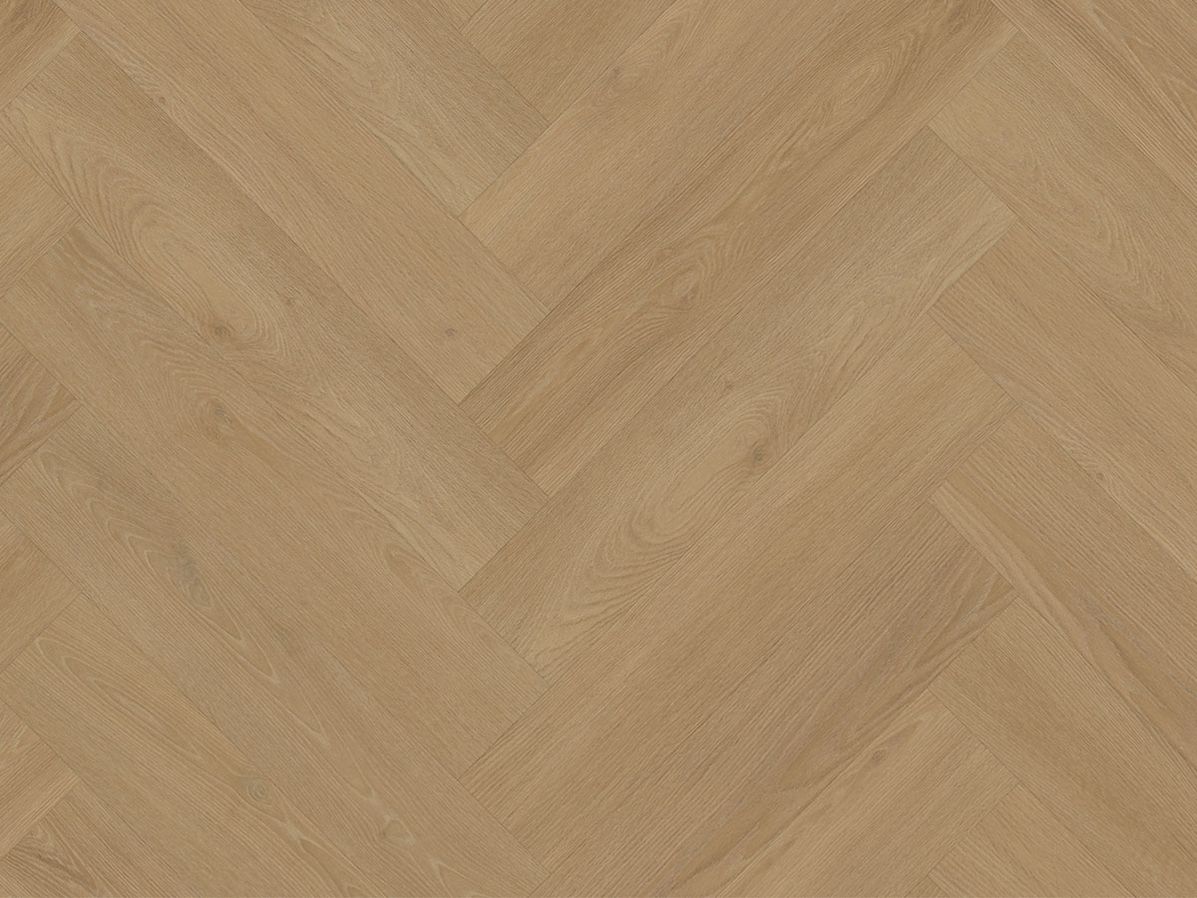PVC Malaga visgraat | Natural oak