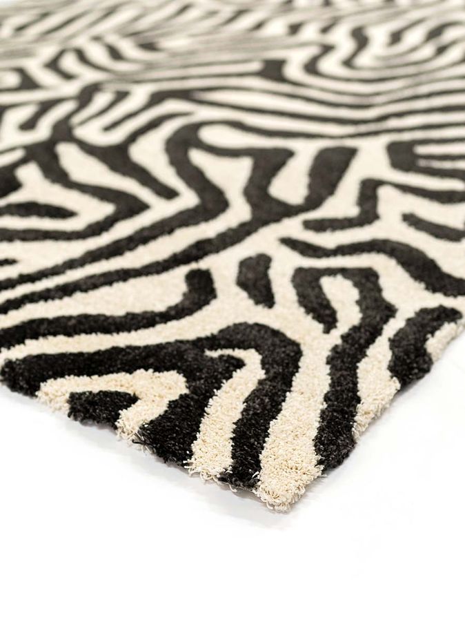 Vloerkleed Minoa zebra black