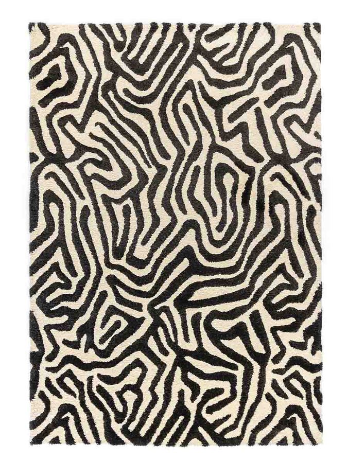 Vloerkleed Minoa zebra black