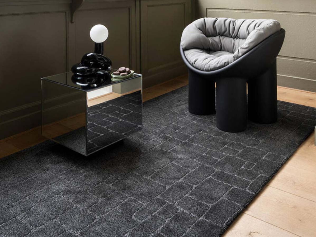 Tapijt Myriade pebble | Antraciet