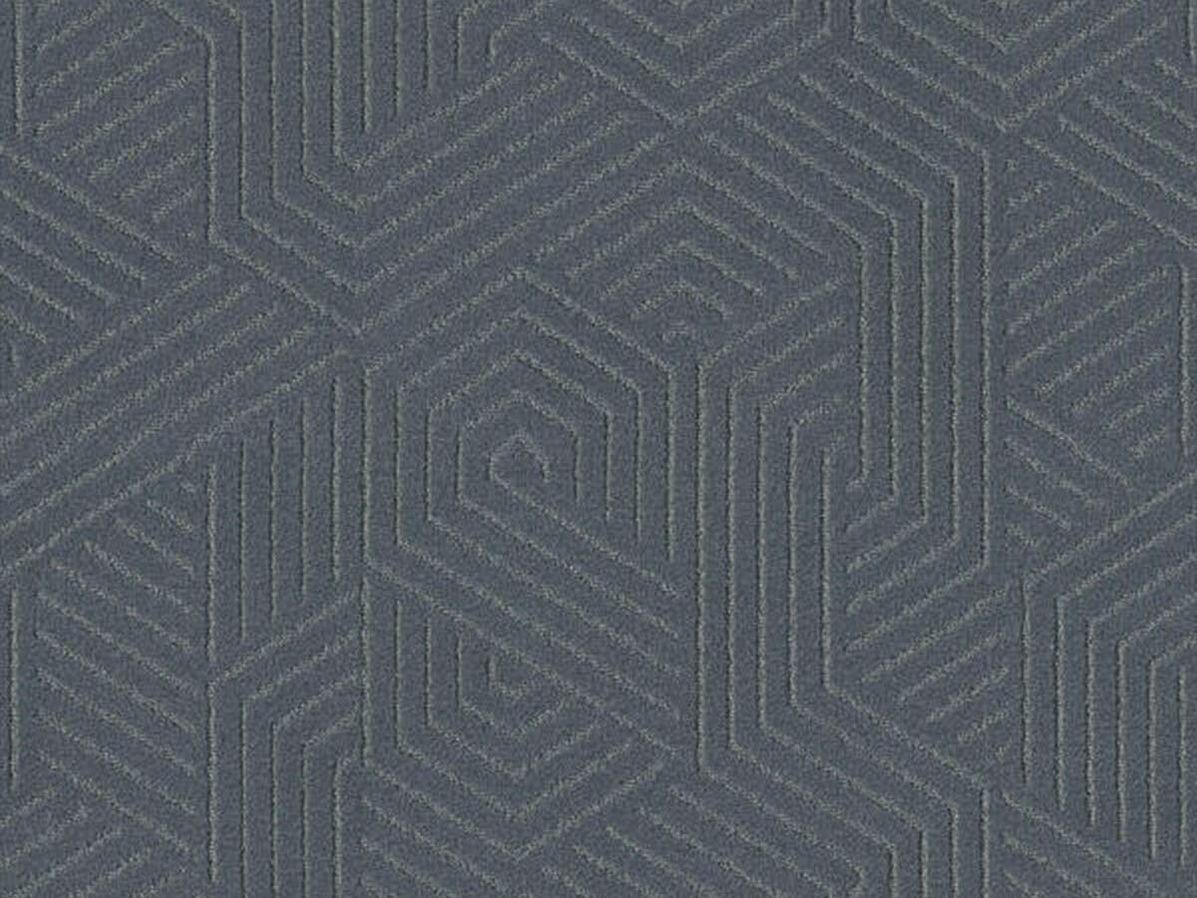 Tapijt Myriade geometric | Blauw