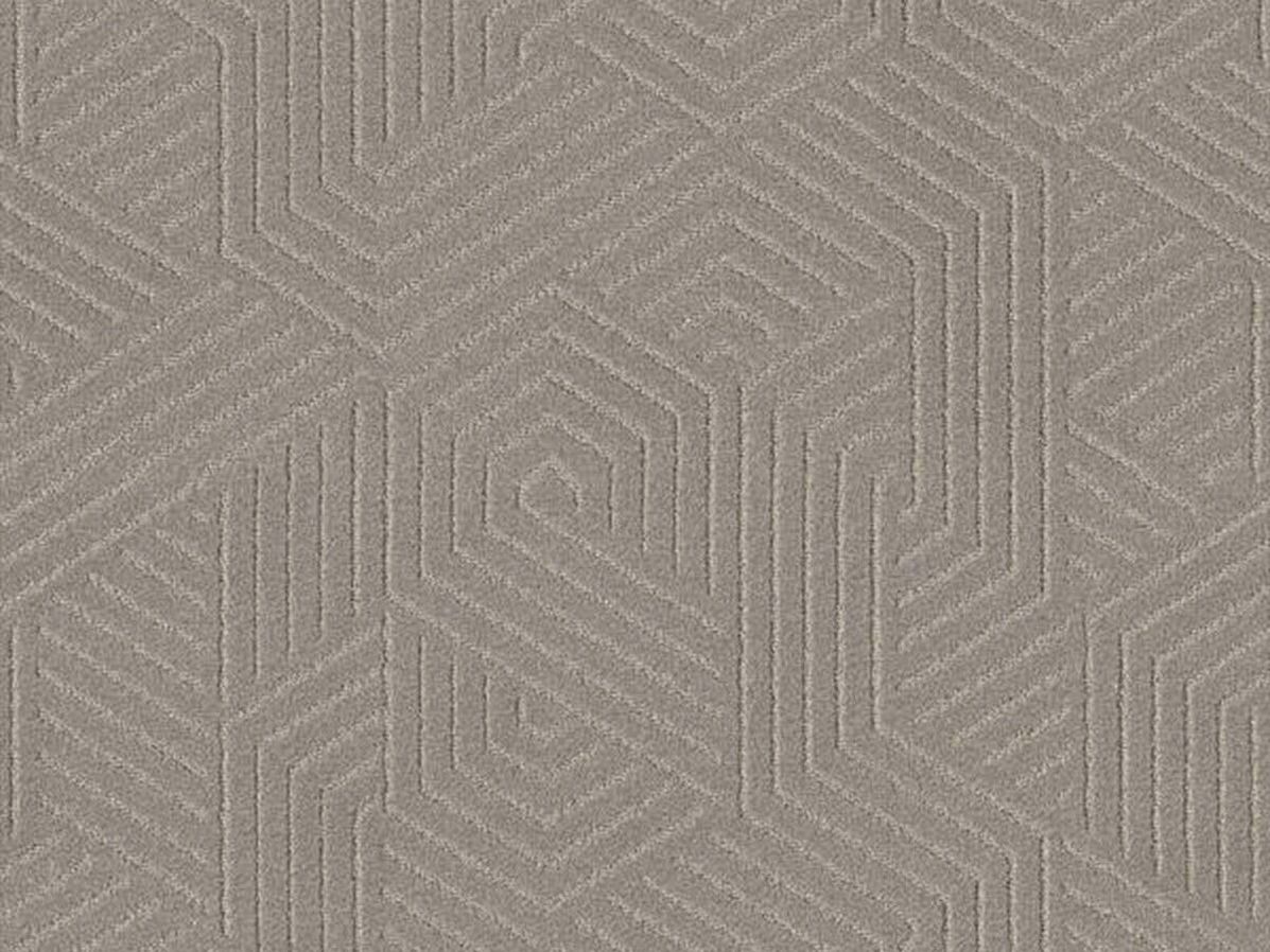 Tapijt Myriade geometric | Lichtgrijs