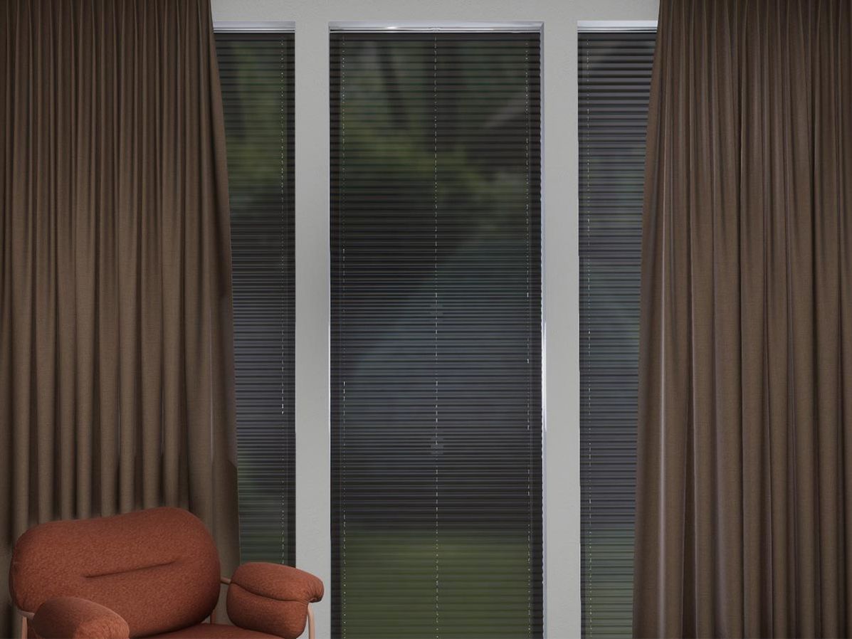 Plisségordijn R-line | Taupe