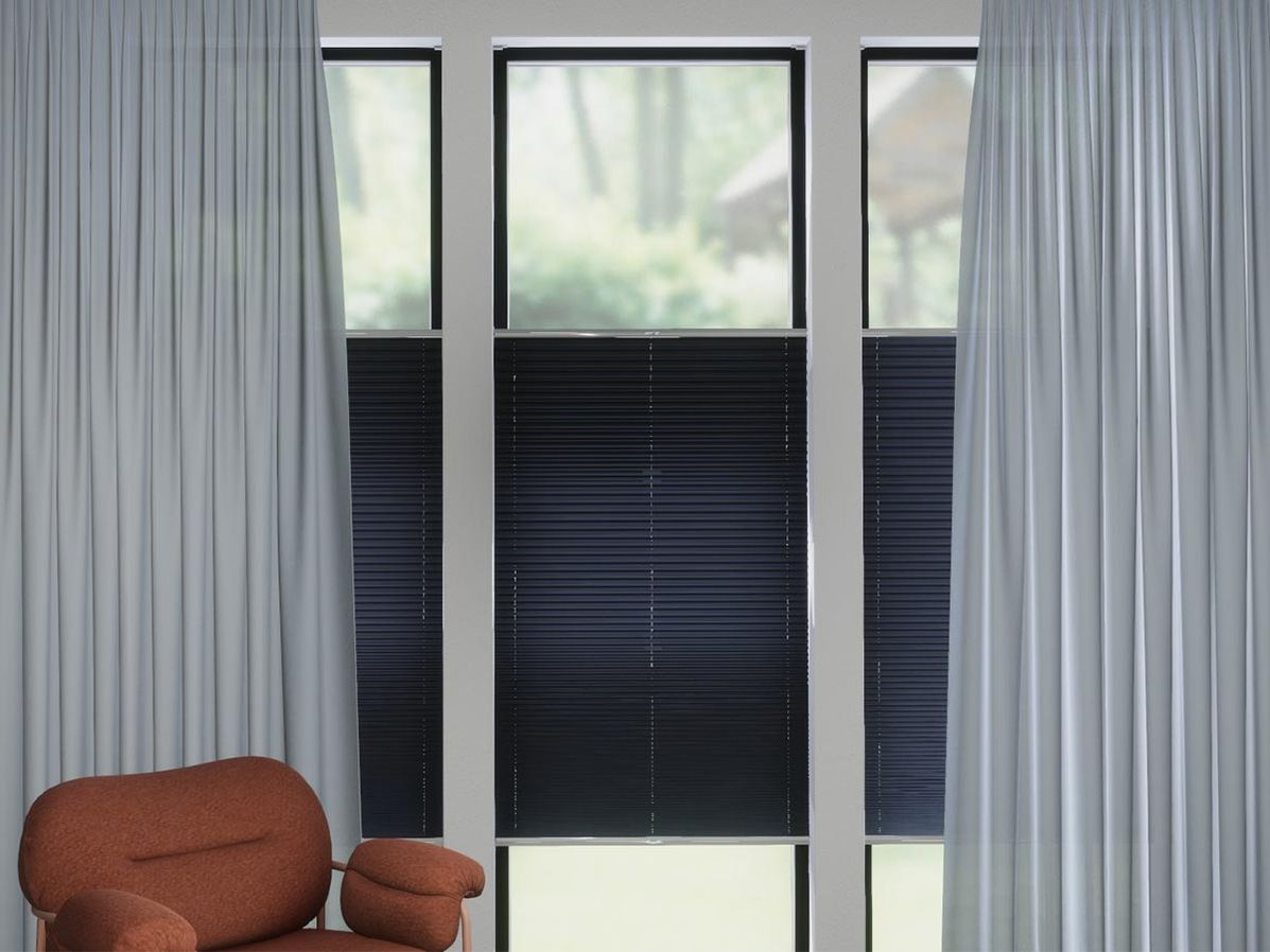 Plisségordijn R-line | Marineblauw