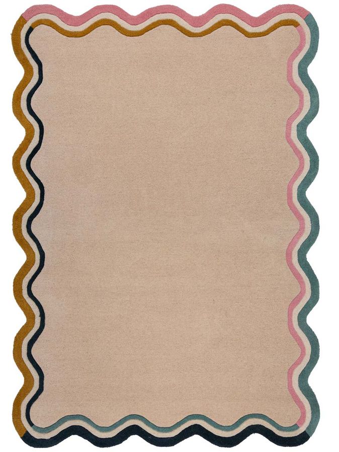 Vloerkleed Scallop multi