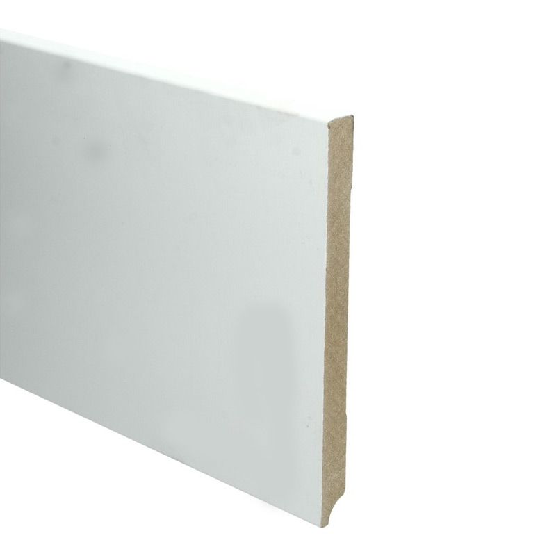 Hoge plint Modern wit