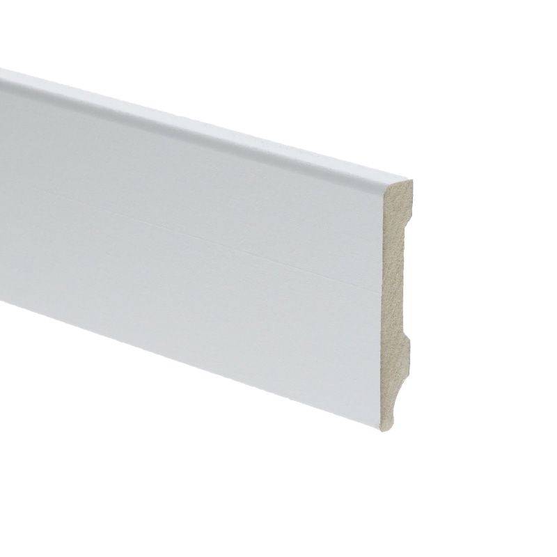 Hoge plint Modern wit