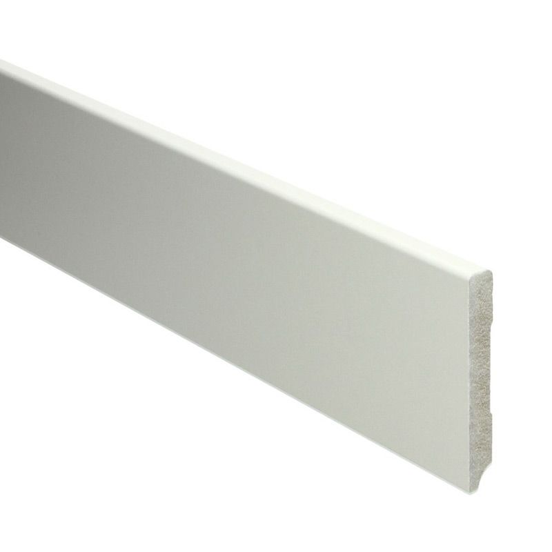 Hoge plint Modern crèmewit