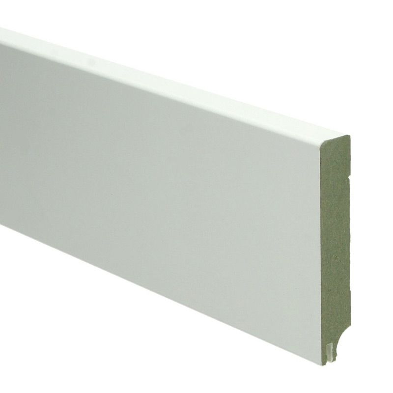 Hoge plint Modern wit Silence