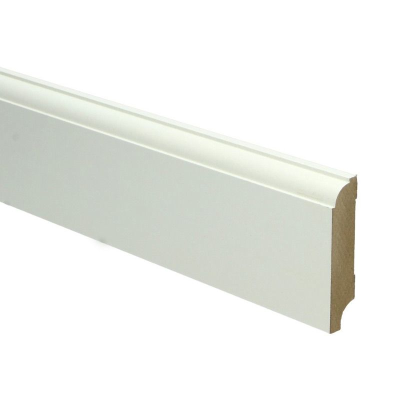 Hoge plint Eigentijds wit